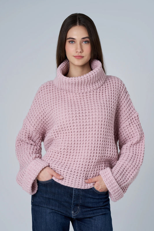 Knit Sweater - Pink