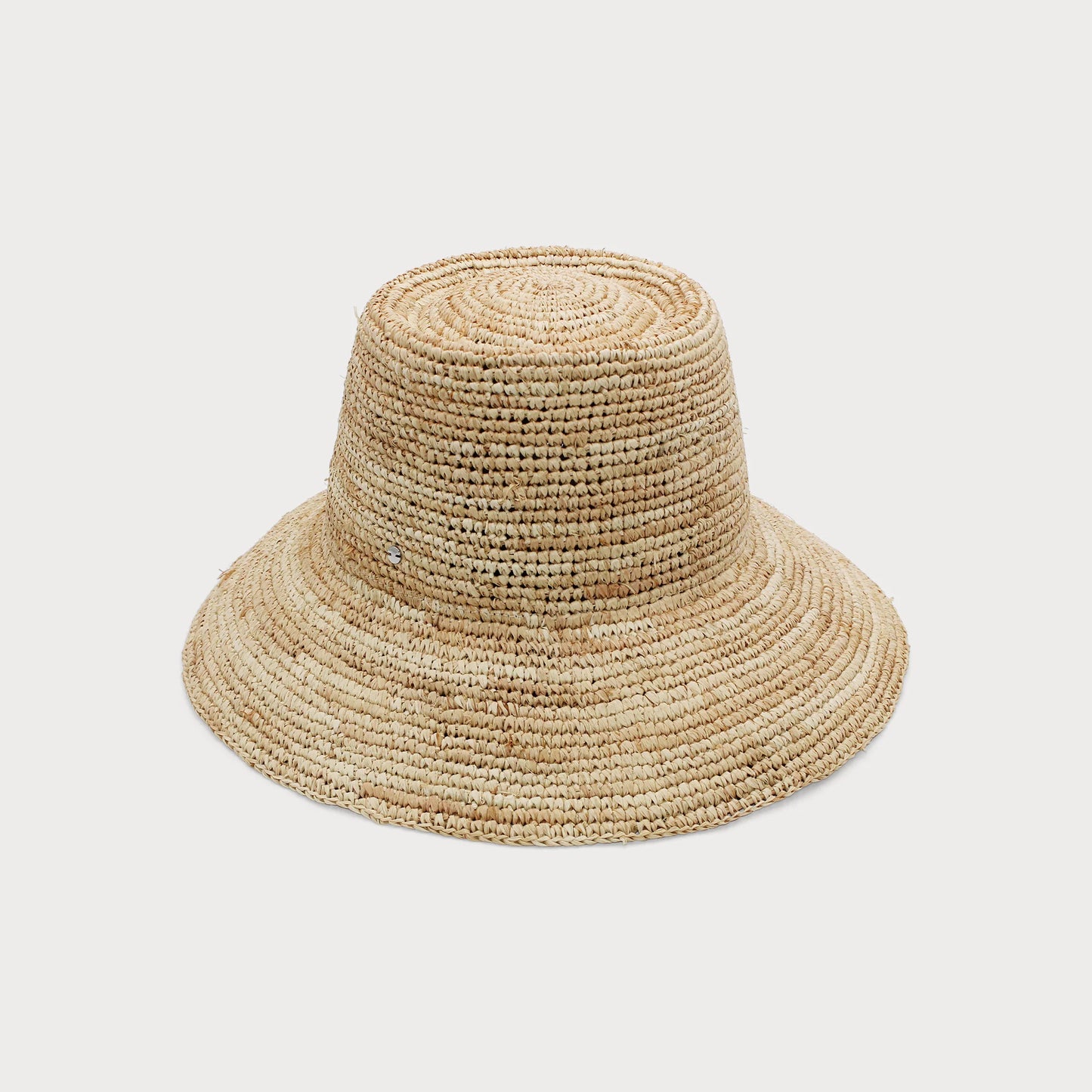 Ace of Something Aelia Crochet Bucket Hat, Natural | 100% Raffia Straw