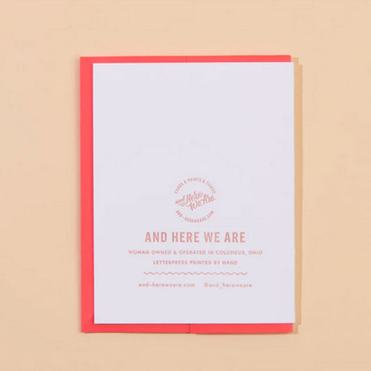 And Here We Are Father's Day Card | Dad Mug, Designed in the USA