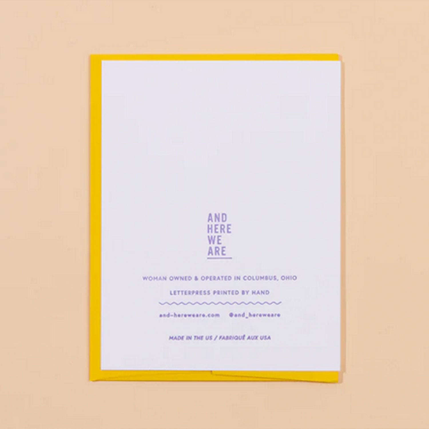 And Here We Are Anniversary Card, I Do Again | Designed in the USA