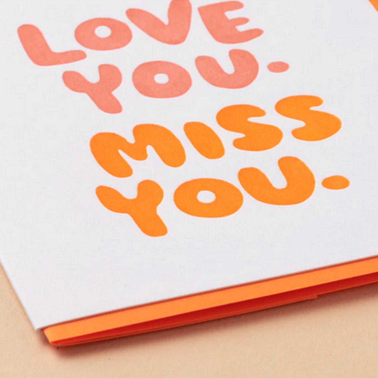 And Here We Are Mother's Day Card, Love You, Miss You, Made in the USA