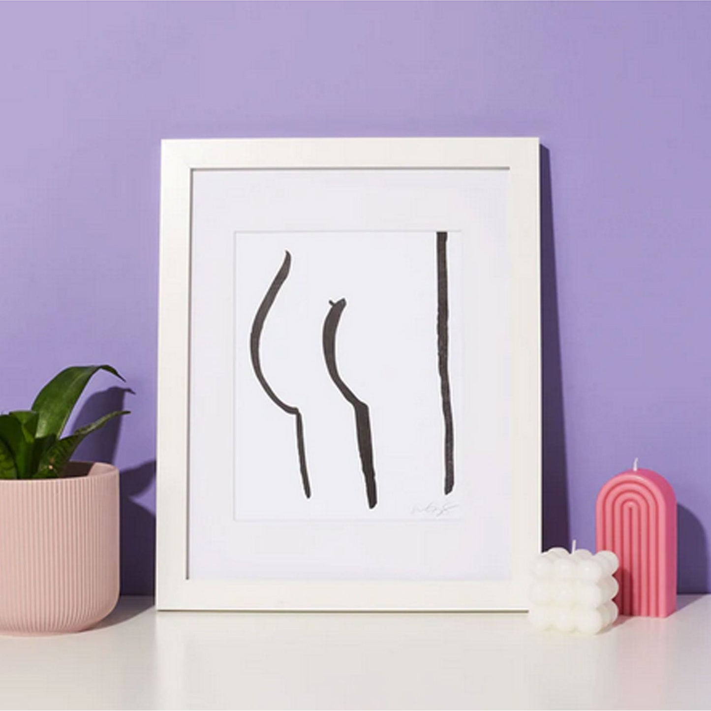 And Here We Are Art Print | Butt, Made in the USA