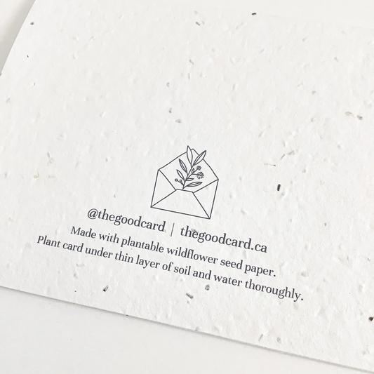 Plantable Just Because / Friendship Card - Thinking of You