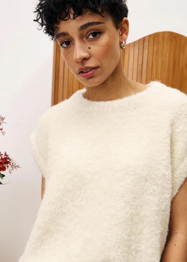 FRNCH Jasmin Sweater | Cream, Designed in France