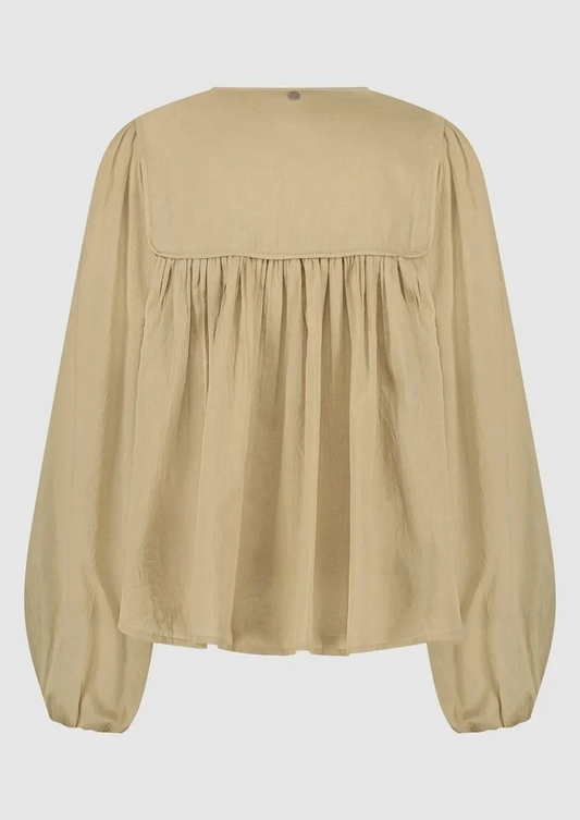 Lia Blouse - Coffee