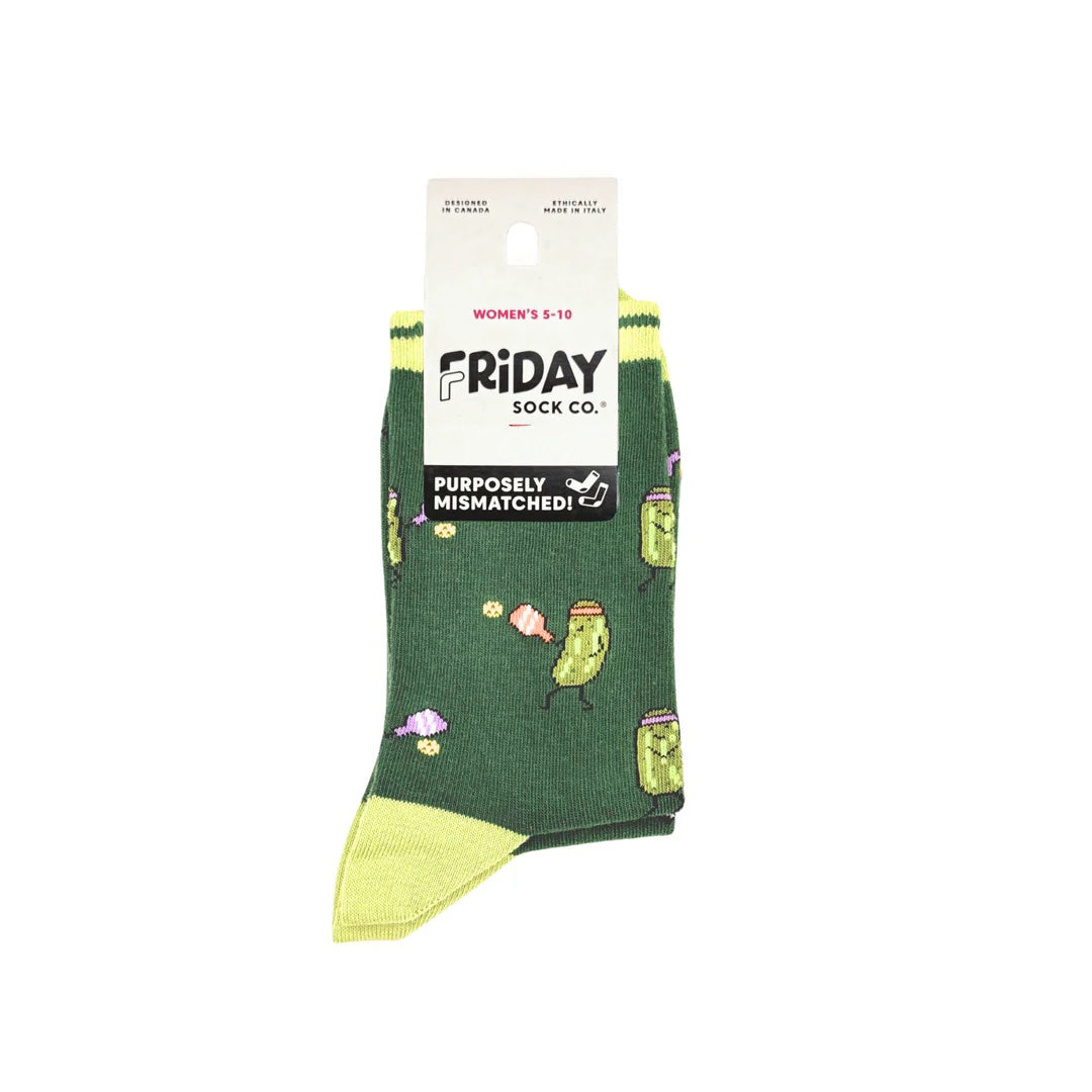 Friday Sock Co. Women's Mismatched Socks | Pickleball