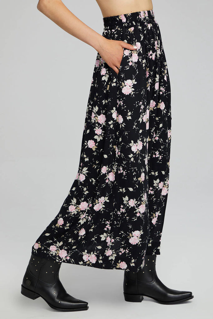 Saltwater Luxe Delvie Maxi Skirt - Black, Designed in the USA