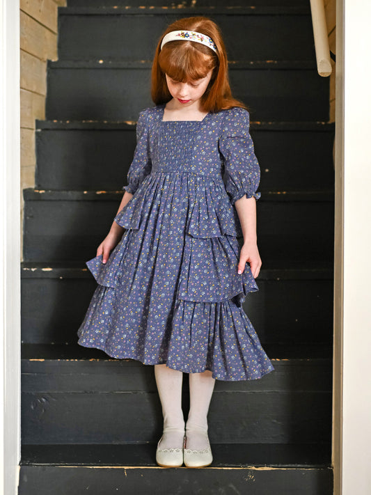 Cornflower Kids Dress - Blue
