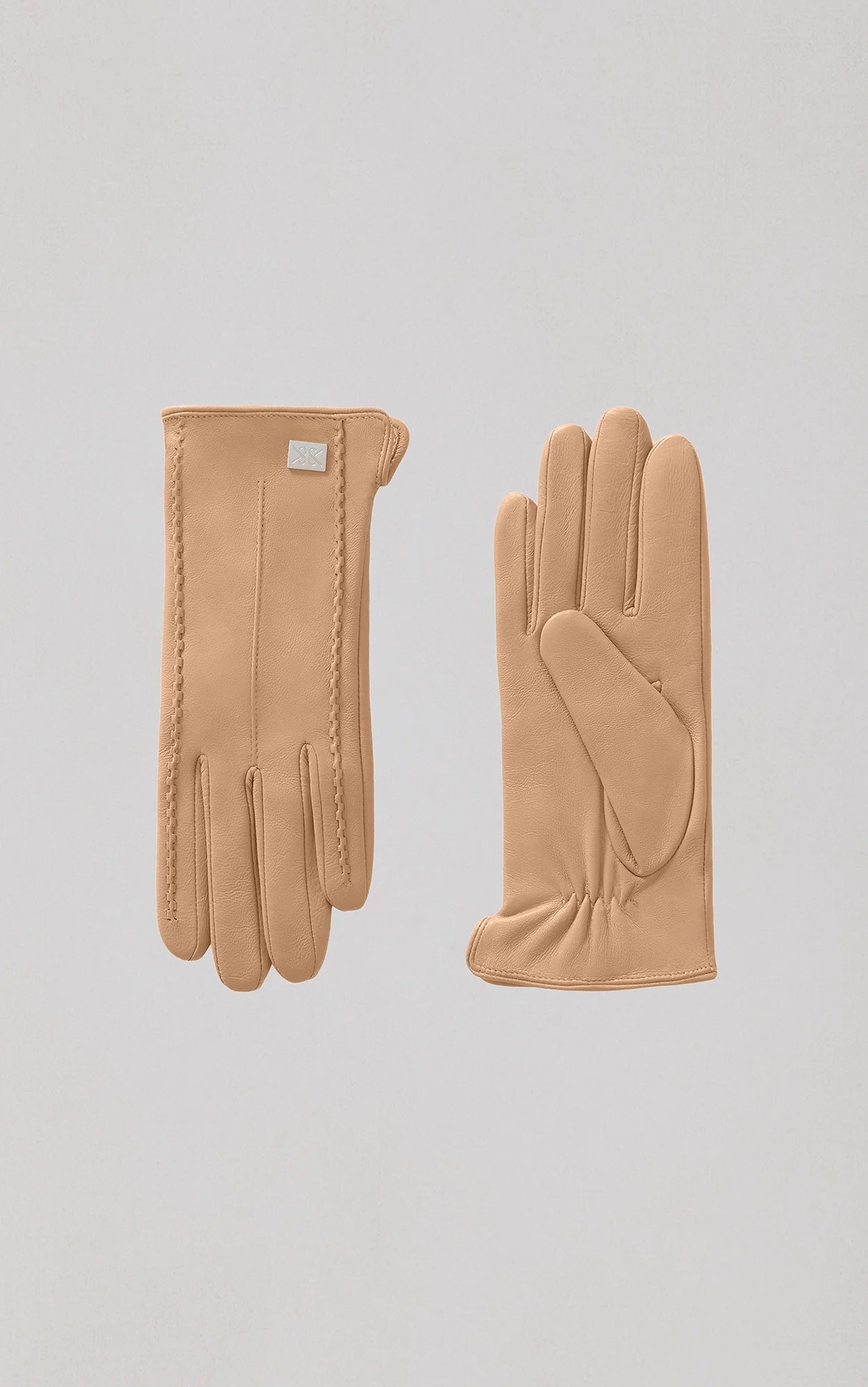 Dulce Leather Gloves - Teak