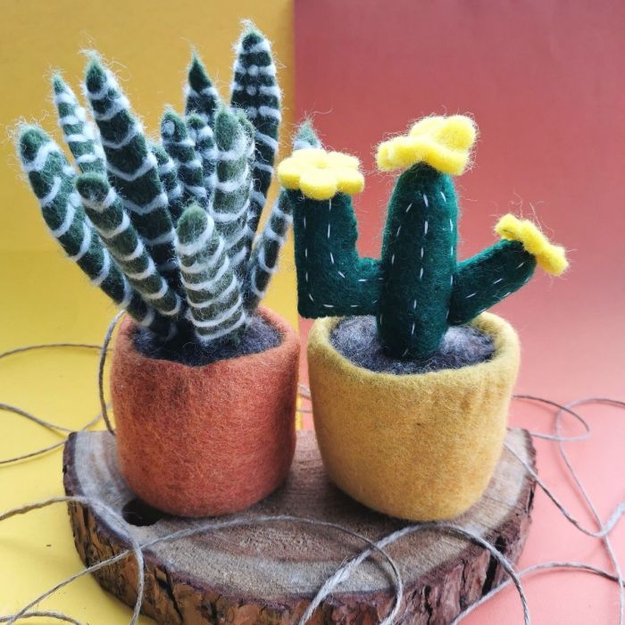 Felt So Good Miniature Felt Plant | Aloe Vera, Handmade