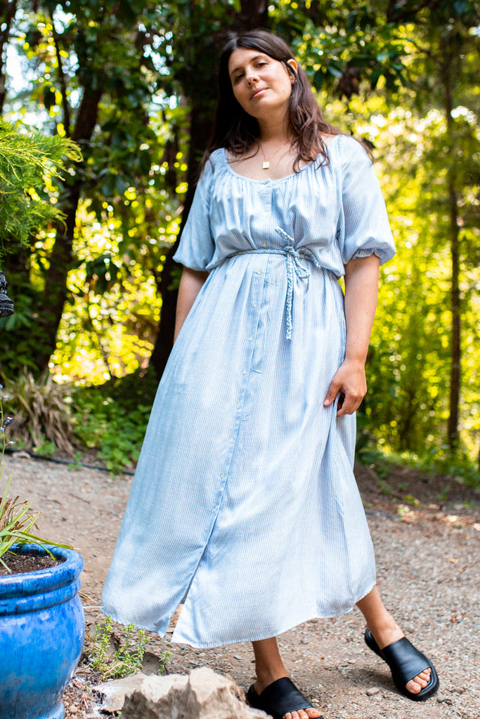 FRNCH Alva Dress | Bleu Clair, Designed in France