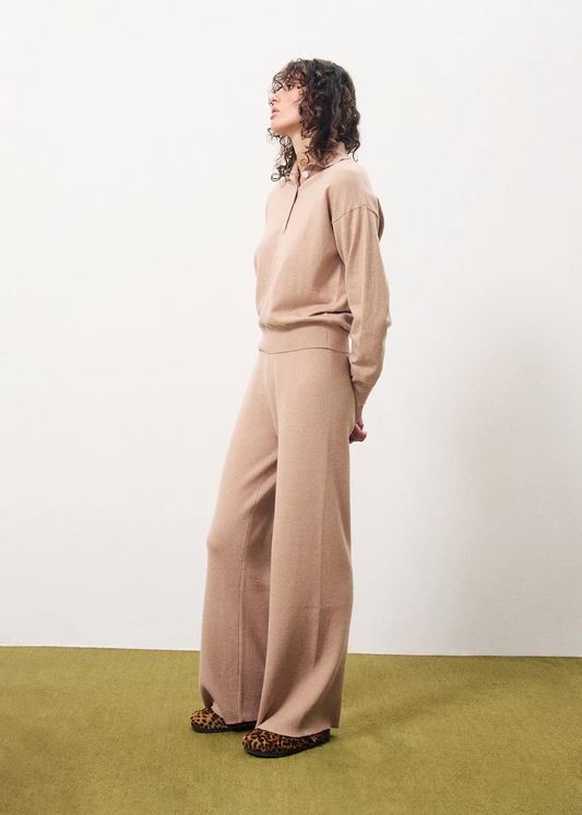 FRNCH Rani Pants | Camel, Designed in France