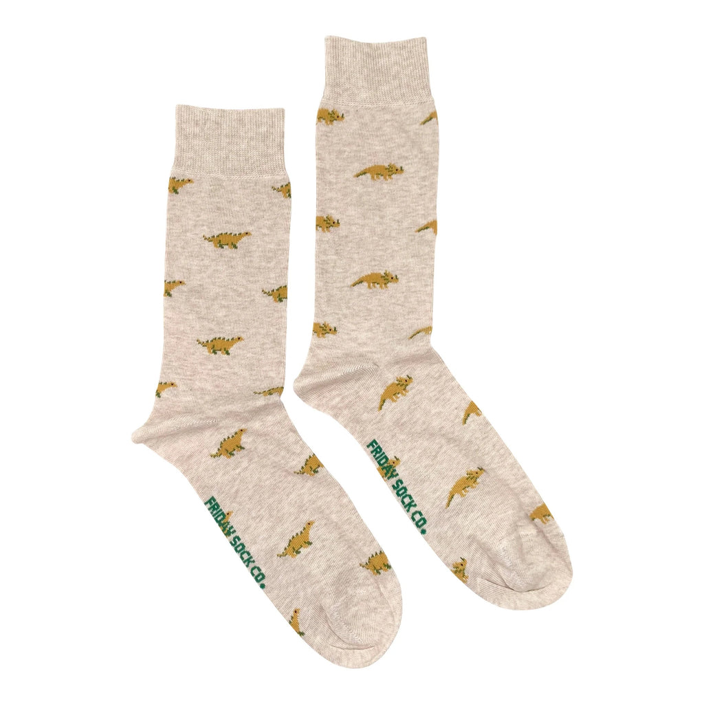 Friday Sock Co. Men's Mismatched Socks | Tiny Dino
