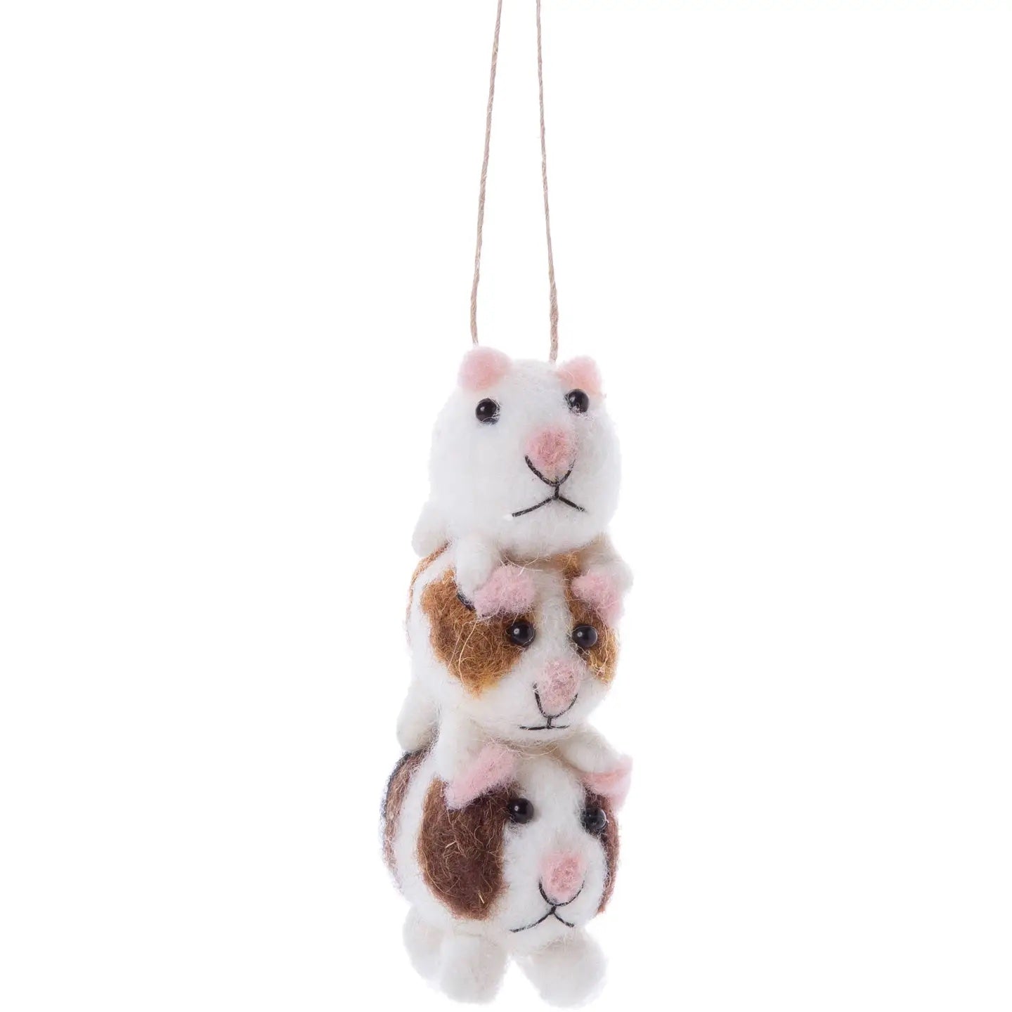 Felt Guinea Pig Stack Ornament
