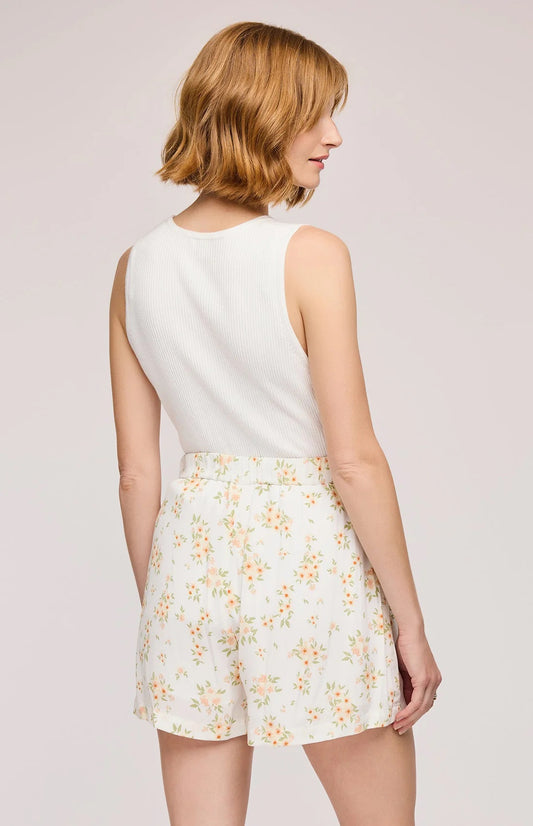 Gentle Fawn Haven Shorts | White Floral, Designed in Canada