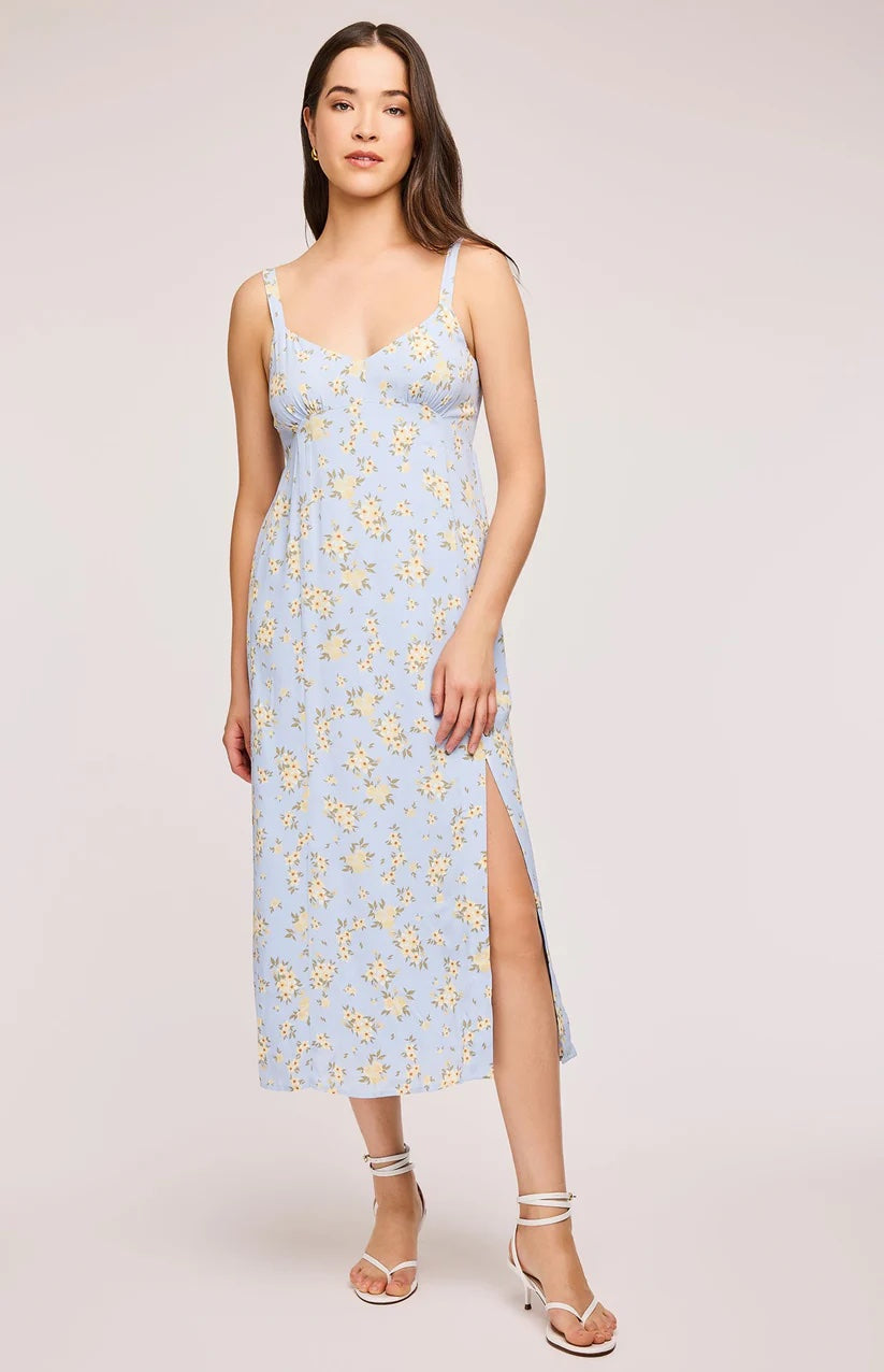 Gentle Fawn Lysandra Midi Dress Dress | Sky Floral, Designed in Canada