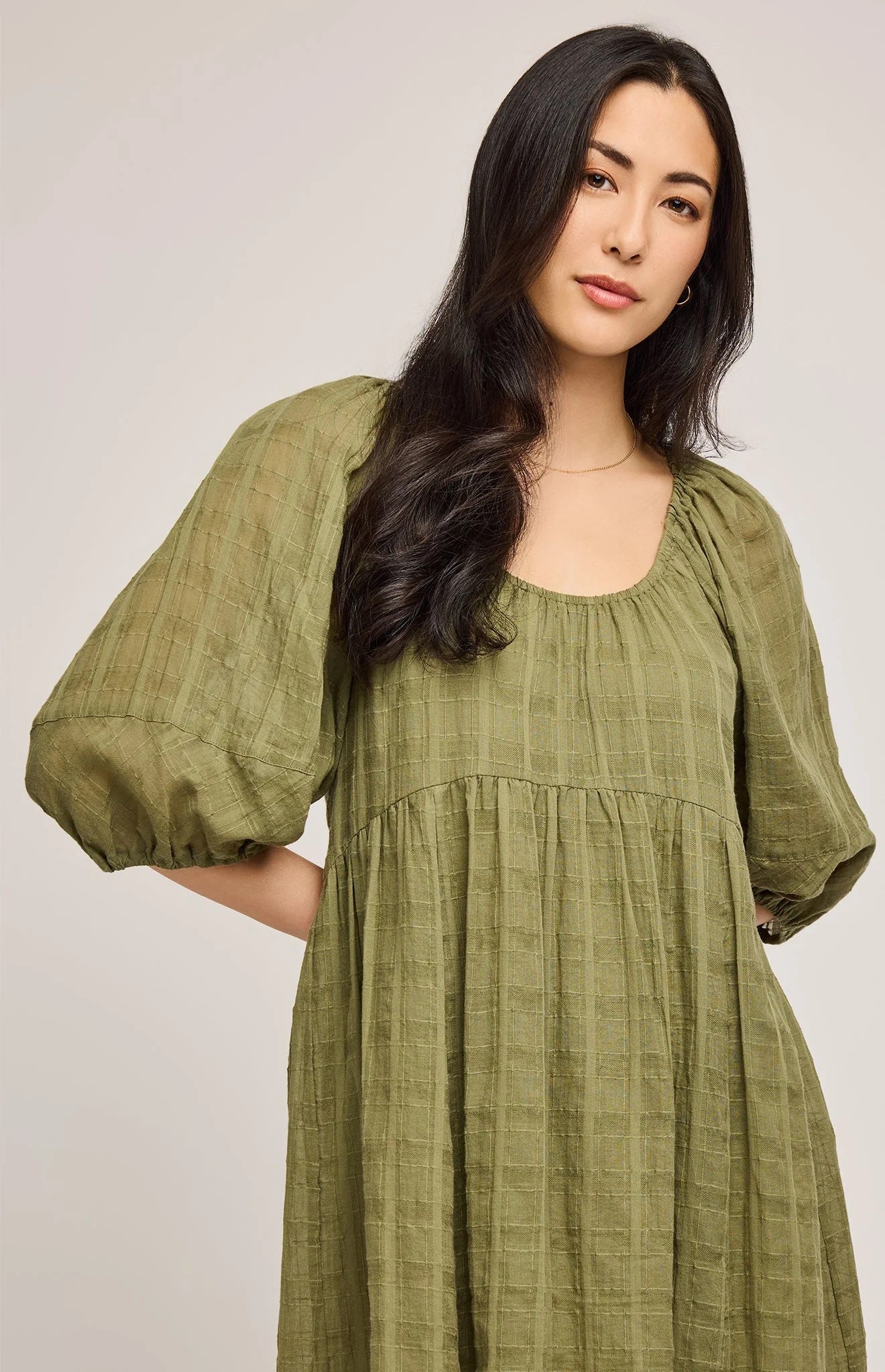 Gentle Fawn tallulah Mini Dress | Matcha, Designed in Canada