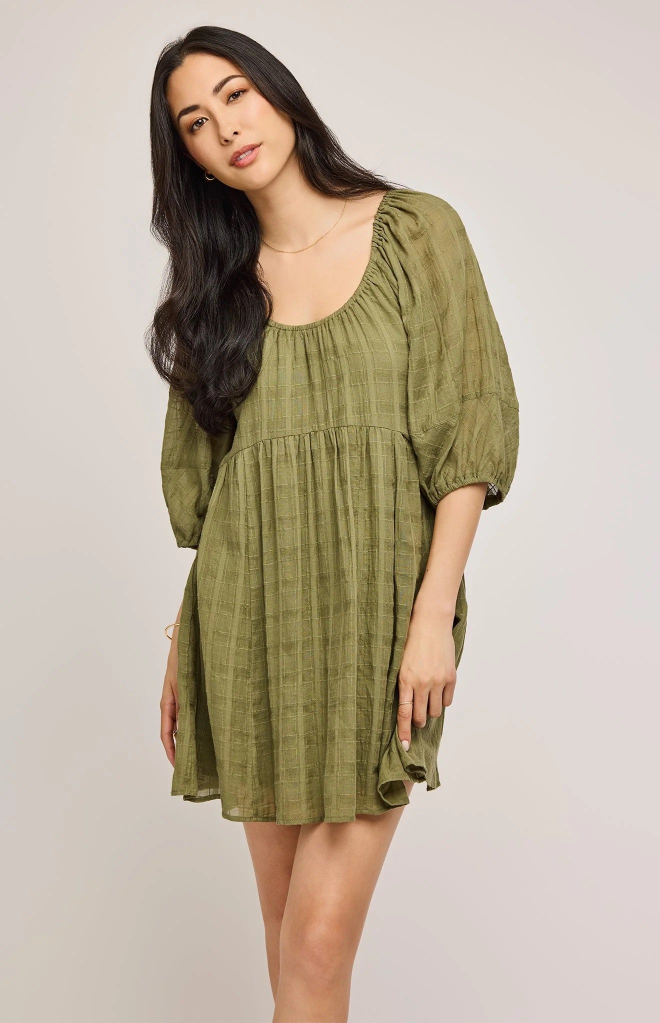 Gentle Fawn tallulah Mini Dress | Matcha, Designed in Canada