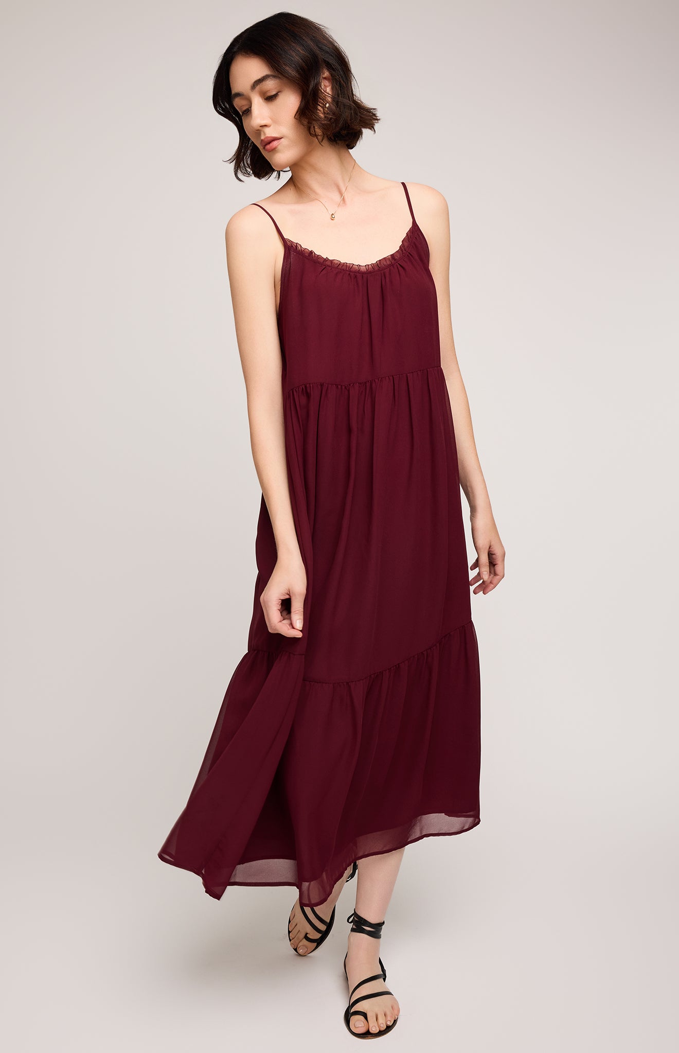 Gentle Fawn Hollis Dress | Merlot, Designed in Canada