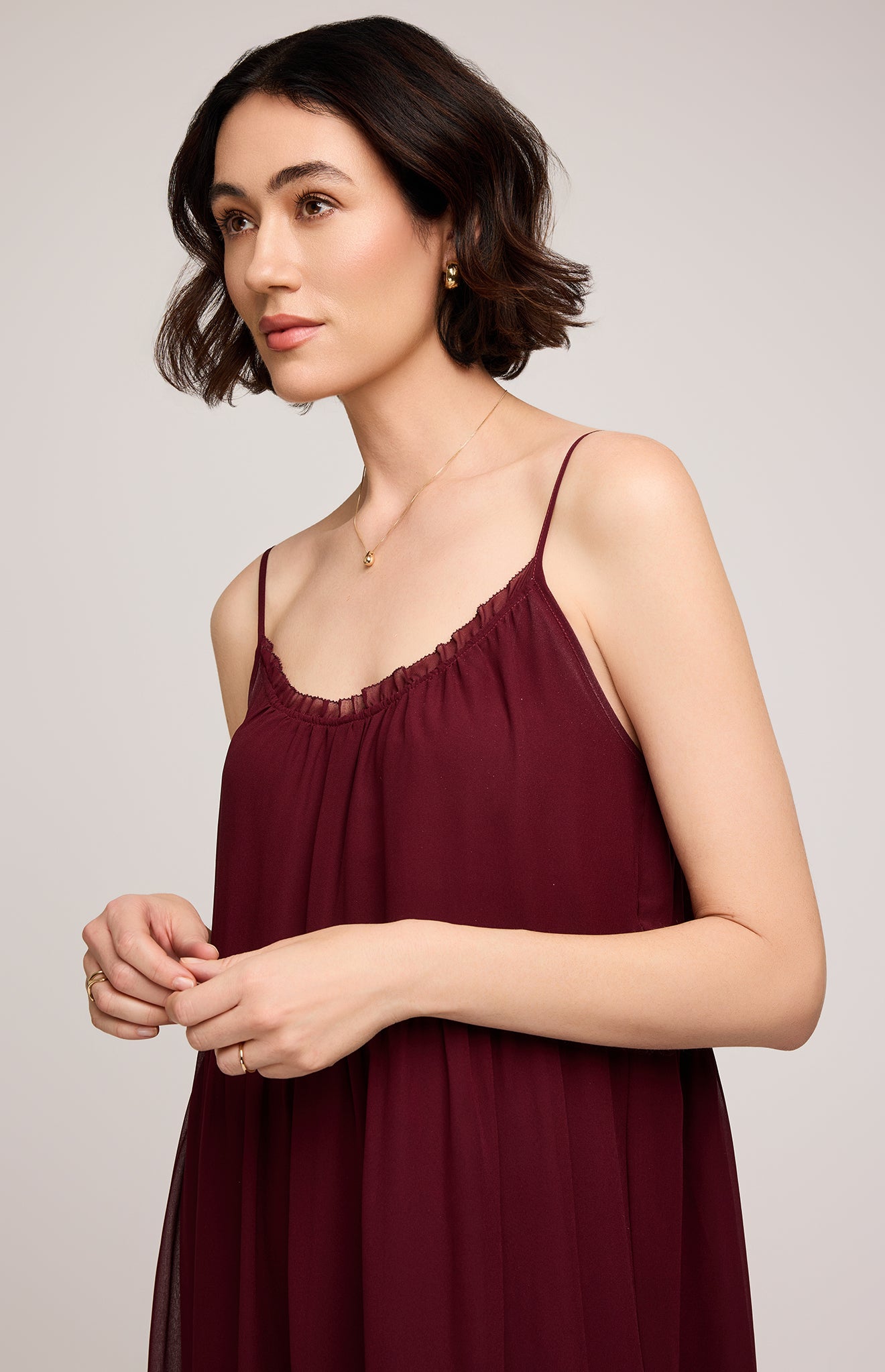 Gentle Fawn Hollis Dress | Merlot, Designed in Canada