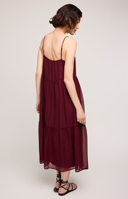 Gentle Fawn Hollis Dress | Merlot, Designed in Canada