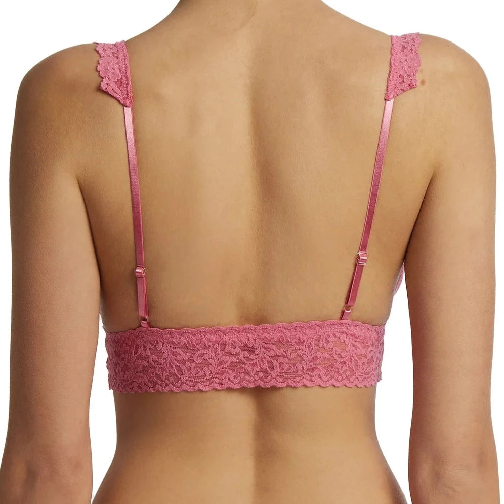 Hanky Panky Signature Crossover Lace Bralette - Guava