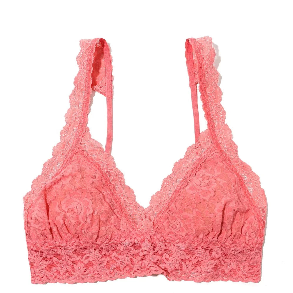 Hanky Panky Signature Crossover Lace Bralette - Guava
