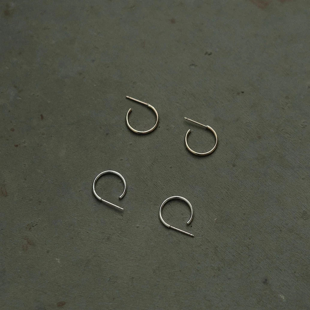 Lisbeth Jewelry Henri Hoop Earrings | Sterling Silver, Handmade