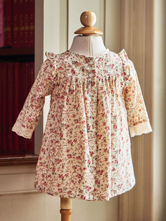 April Cornell Henrietta Baby Dress - Ecru