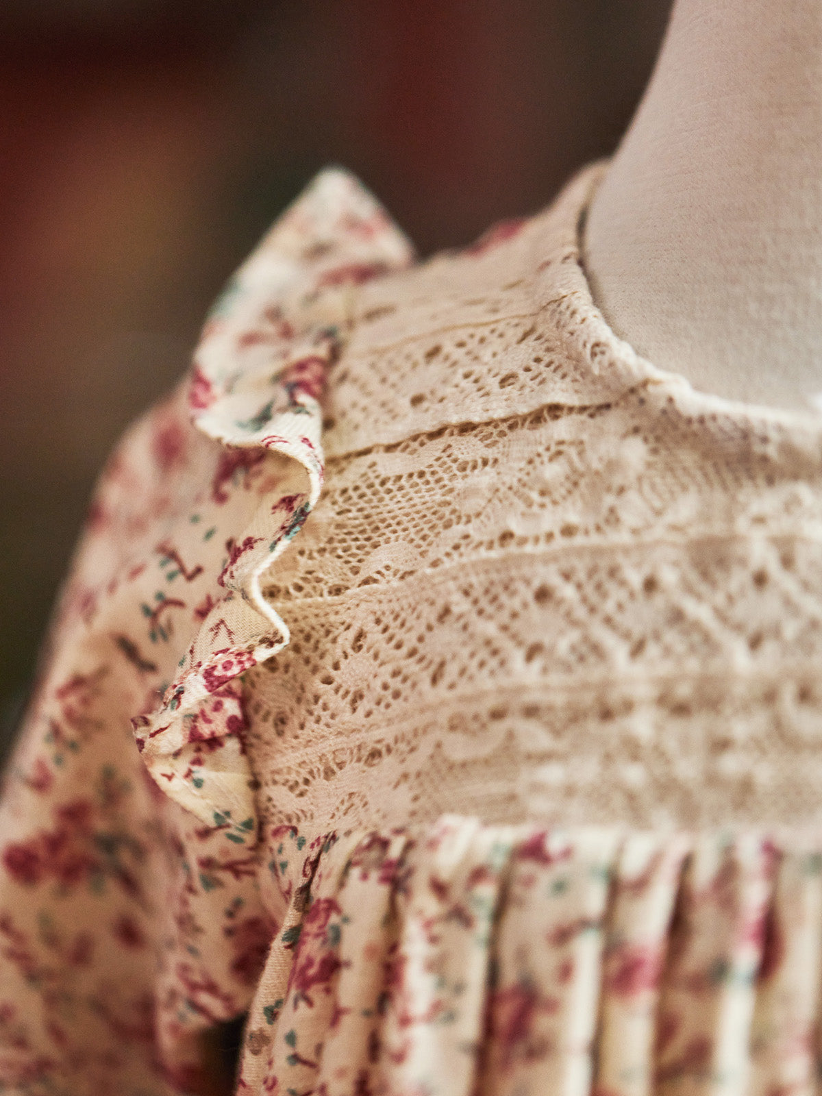 April Cornell Henrietta Baby Dress - Ecru