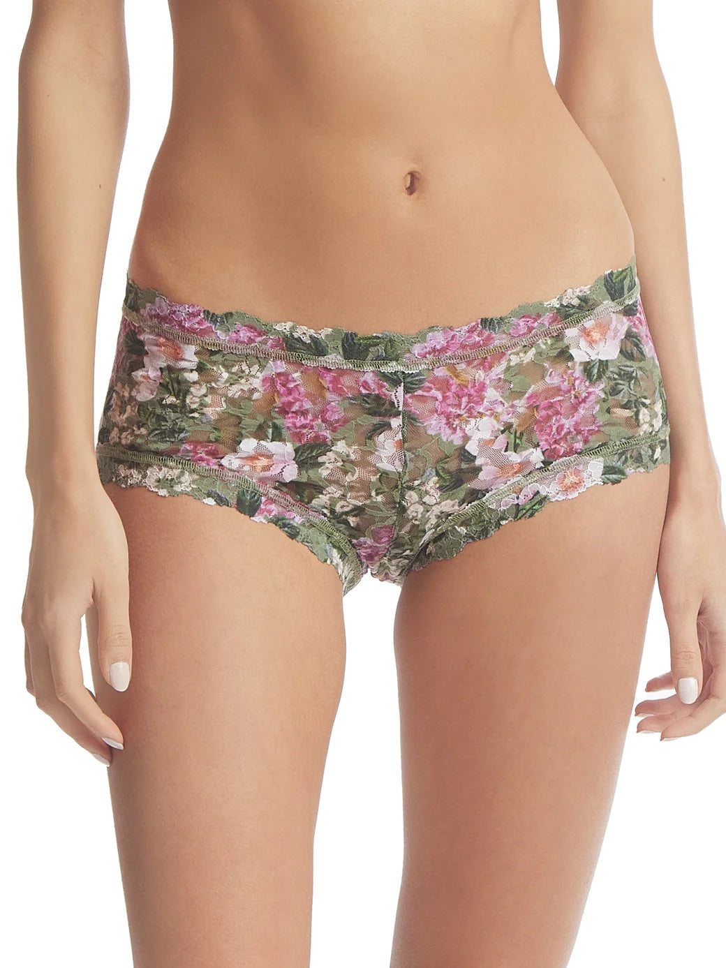 Hanky Panky Lace Boyshort Panty, Florist | Made in the USA