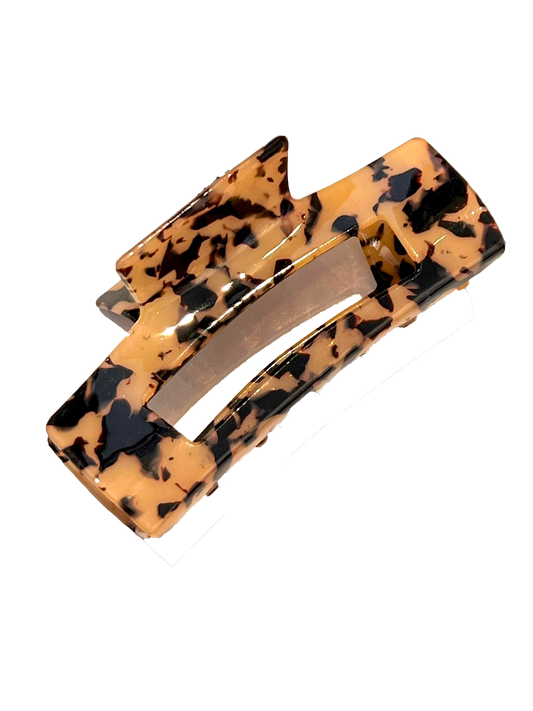 Tortoise Hair Clip - Brown