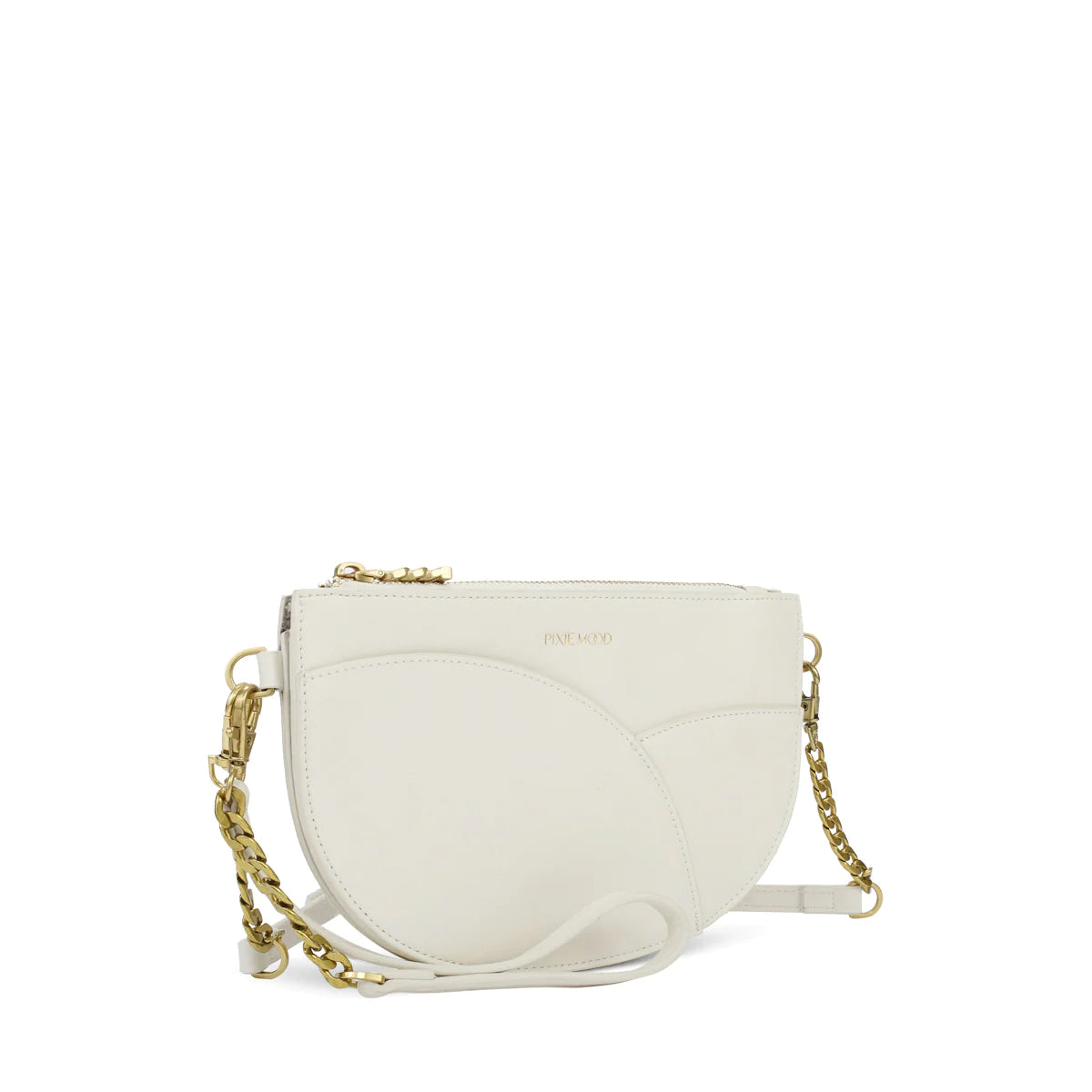 Pixie Mood Ivy Pouch - Coconut Cream, Vegan Leather