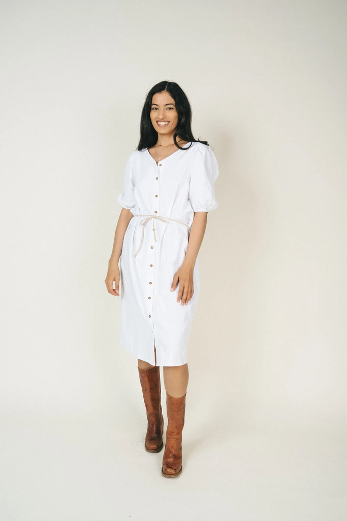Jackson Rowe Steer Dress | White, Designed in Canada