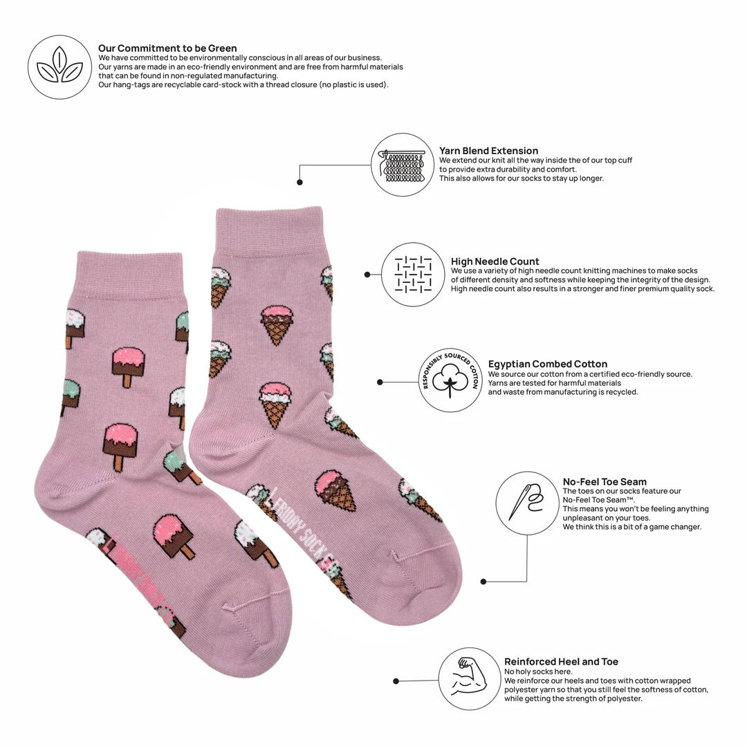 Friday Sock Co. Kids' Mismatch Socks | Ice Cream