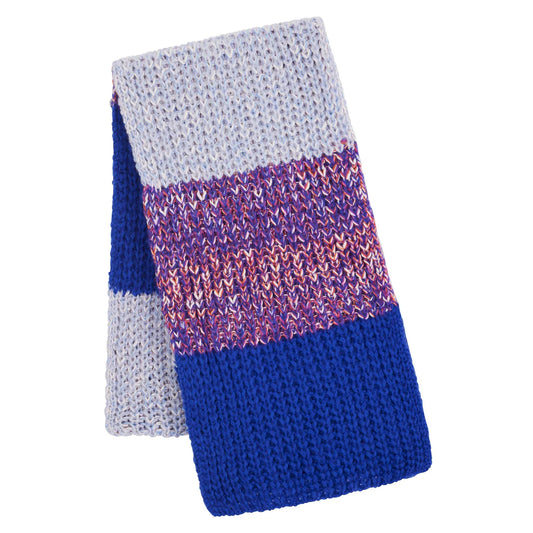 Cara & The Sky Leia Oversized Chunky Knitted Scarf | Cobalt