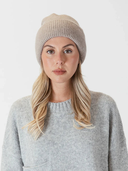 Lyla + Luxe Apres Ski Hat | Camel, Designed in Canada