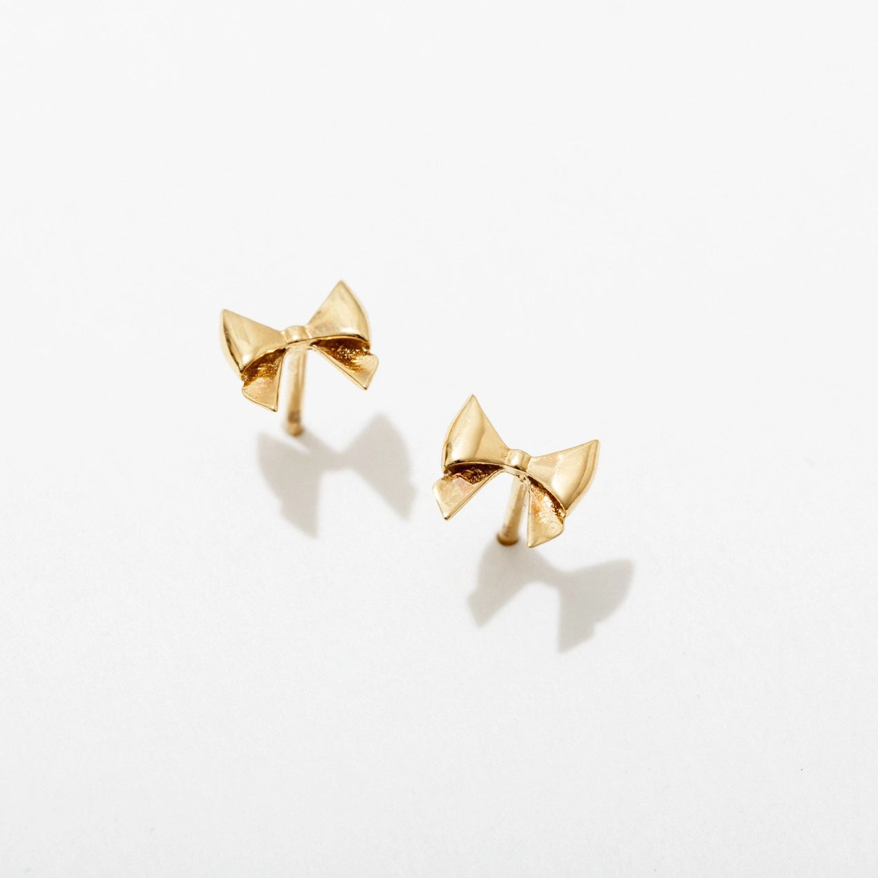 Larissa Loden Gold Plated Stud Earrings | Bows