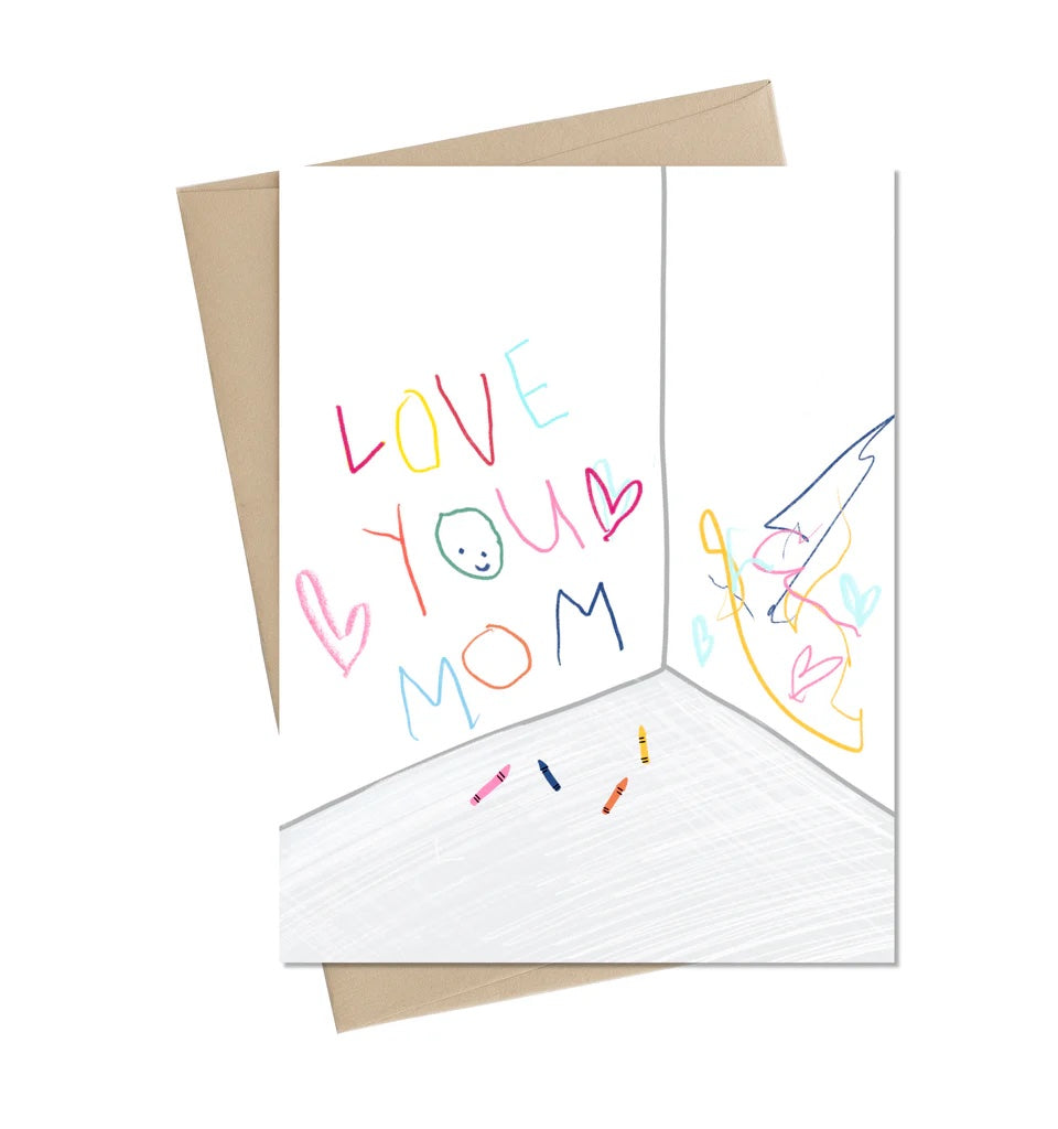 Little May Papery - Mother's Day Card - Mom Crayon