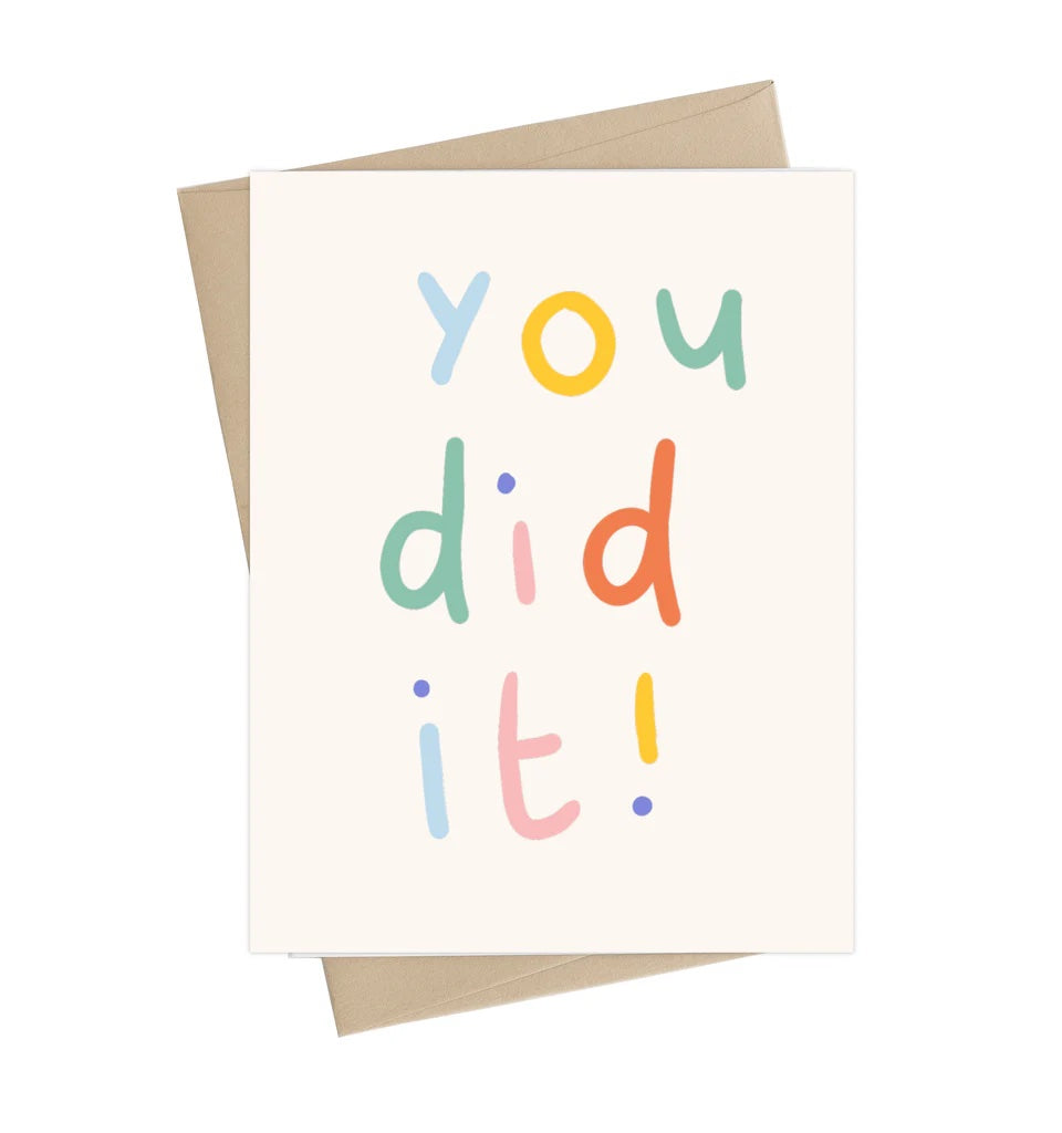 Little May Papery - Congratulations Card - You Did It
