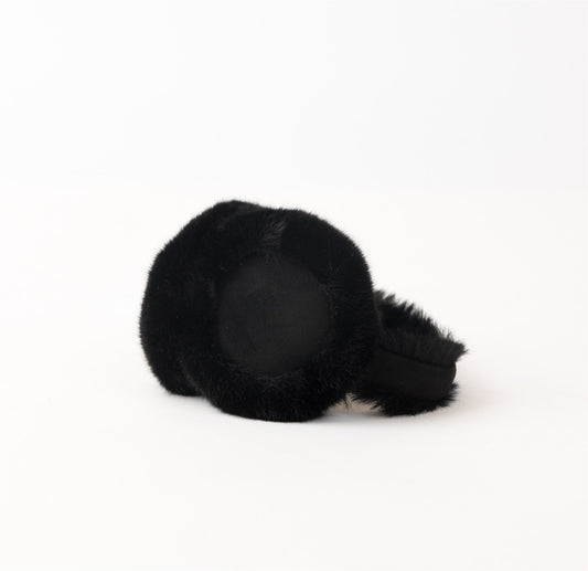Fuzzy Earmuffs - Black