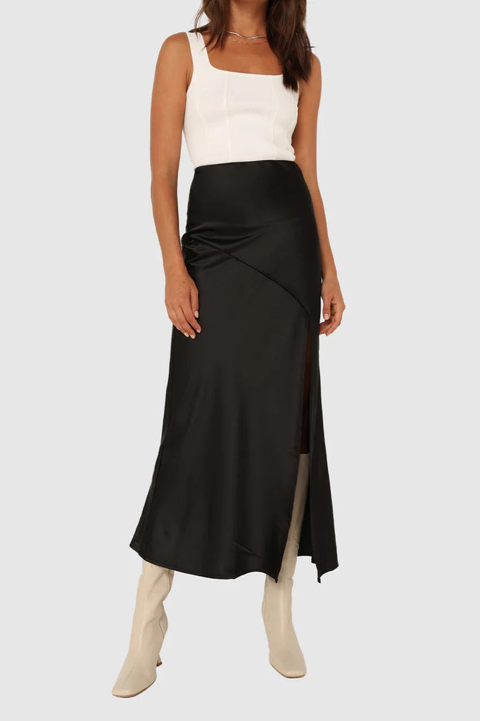 Madison the Label Layla Midi Skirt, Black | Designed in Australia