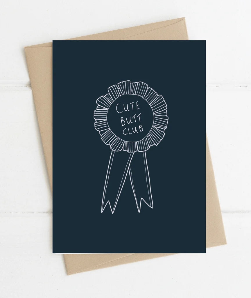 Little May Papery Love Card | Cute Butt Club, Printed In Canada