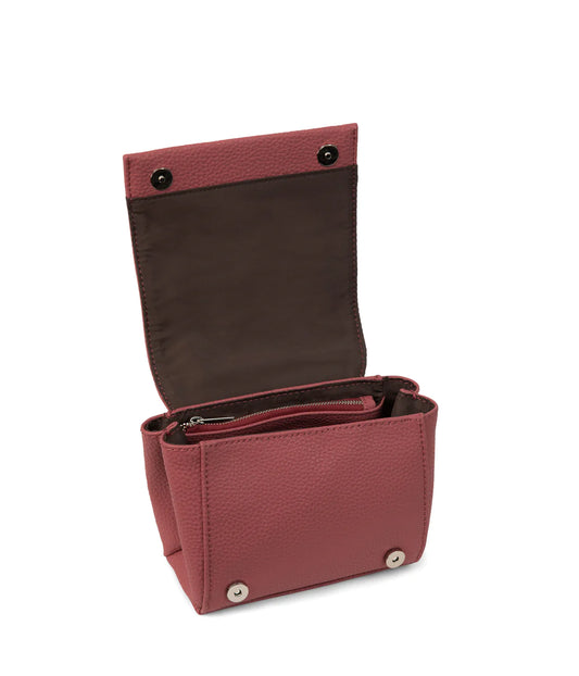 Matt & Nat Adel Micro Satchel Purity, Lychee | Vegan Leather