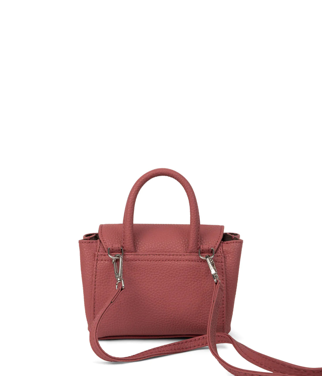 Matt & Nat Adel Micro Satchel Purity, Lychee | Vegan Leather