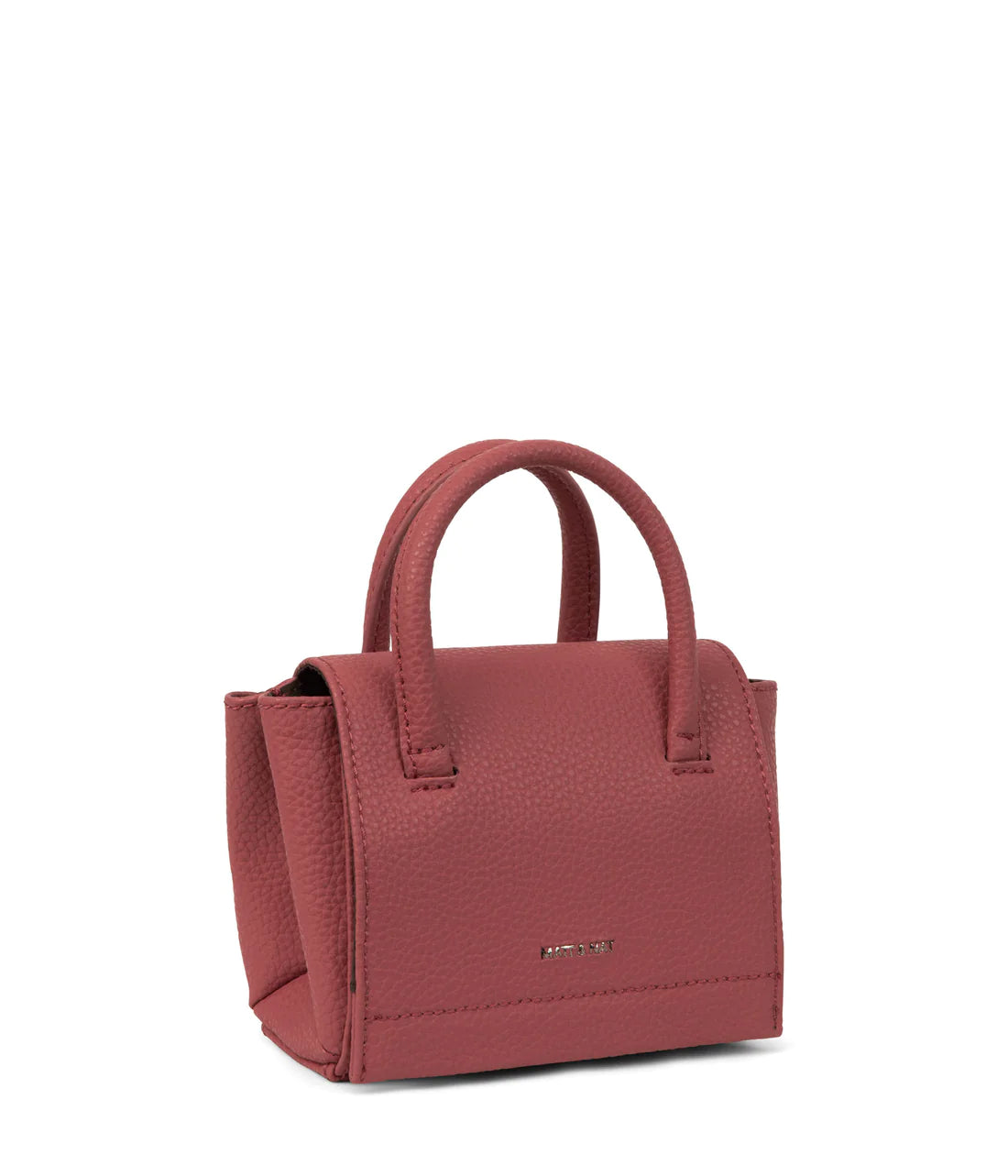 Matt & Nat Adel Micro Satchel Purity, Lychee | Vegan Leather