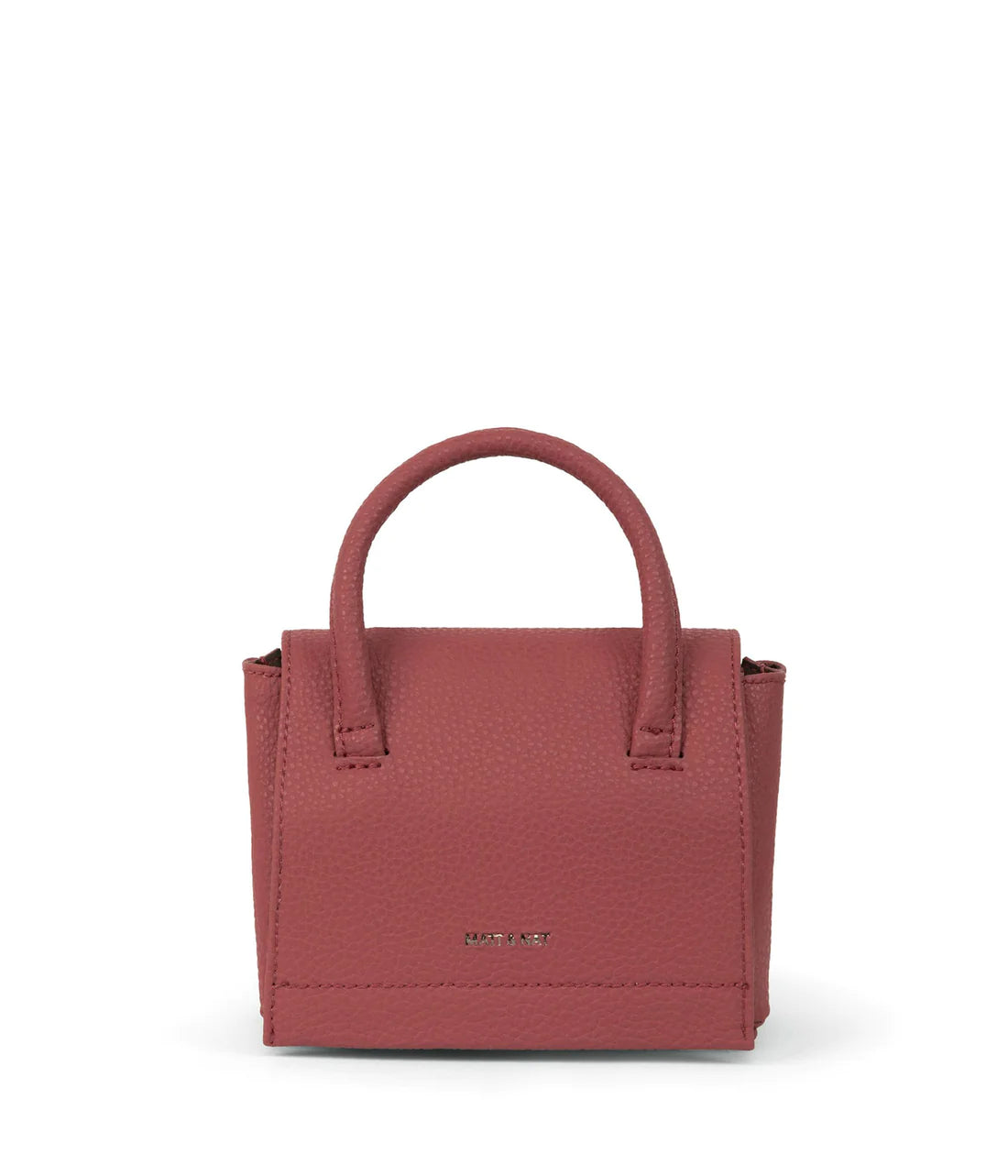 Matt & Nat Adel Micro Satchel Purity, Lychee | Vegan Leather