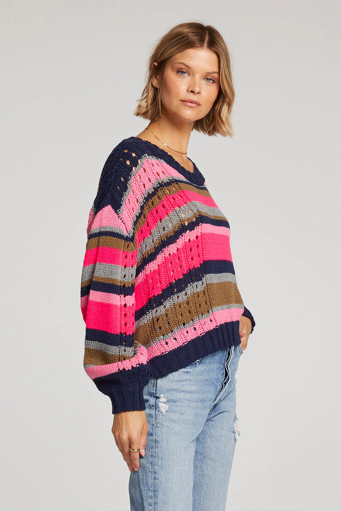 Saltwater Luxe Mimi Sweater | Multi Colour, Designed in the USA