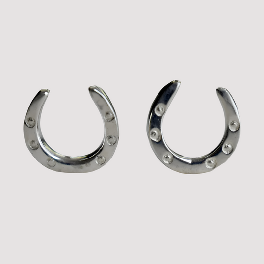 Mimi + Marge - Horseshoe Studs - Silver