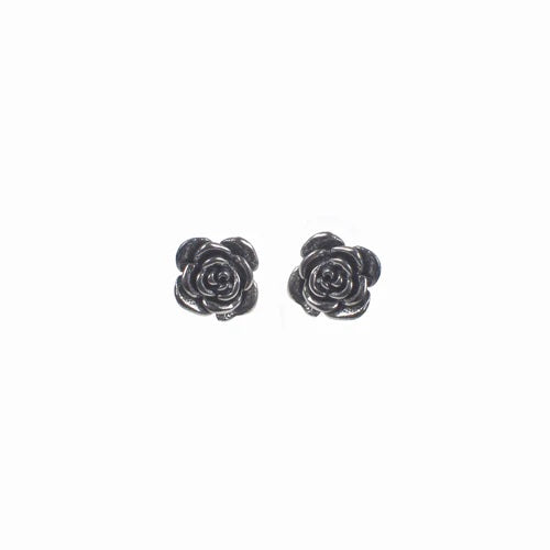 Rose Stud - Silver